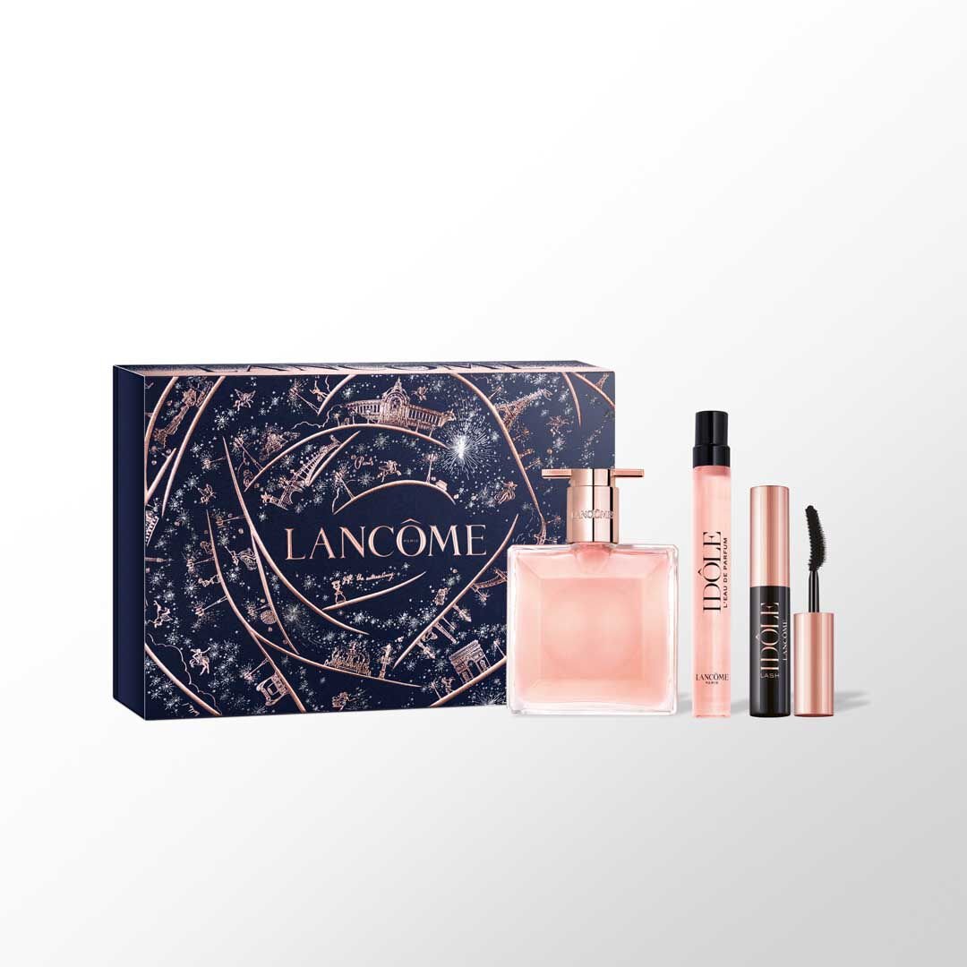 (新品)LANCOME IDOLE ホリデーギフトセット Lancome Idole Perfume Gift Box Set 3 Piece Full Size Parfums